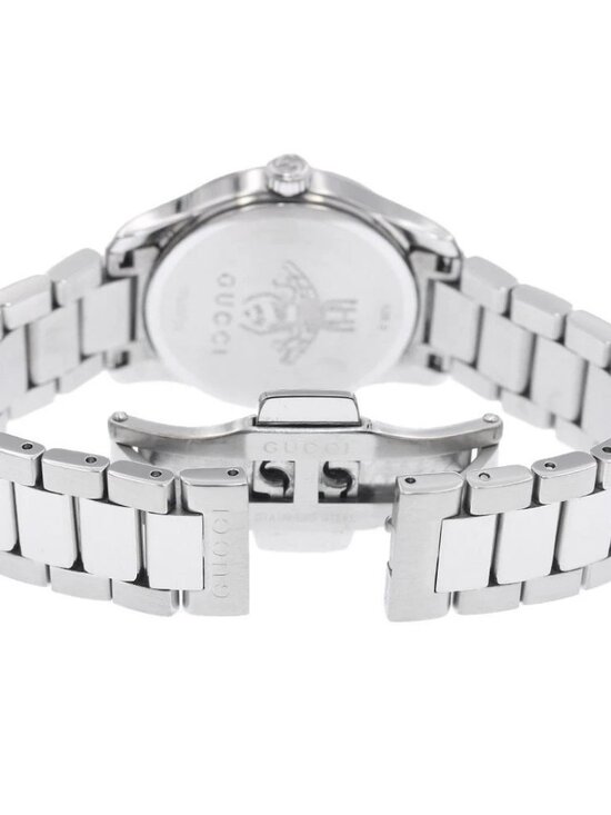 GUCCI G timeless 126.5/YA126595 Cat Silver Dial Quartz  display picture 1